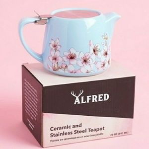 Brand New Alfred Ceramic & Stainless Steel Teapot